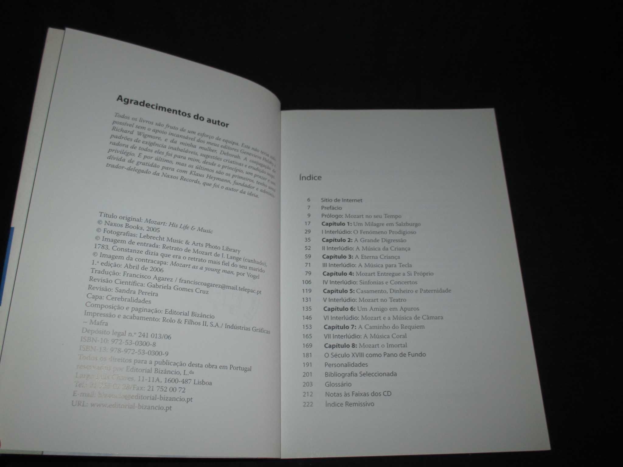 Livro Mozart Vida e Obra Jeremy Siepmann Bizâncio