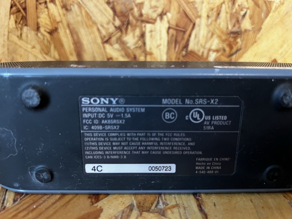 Coluna Sony SRSX2 com Bluetooth