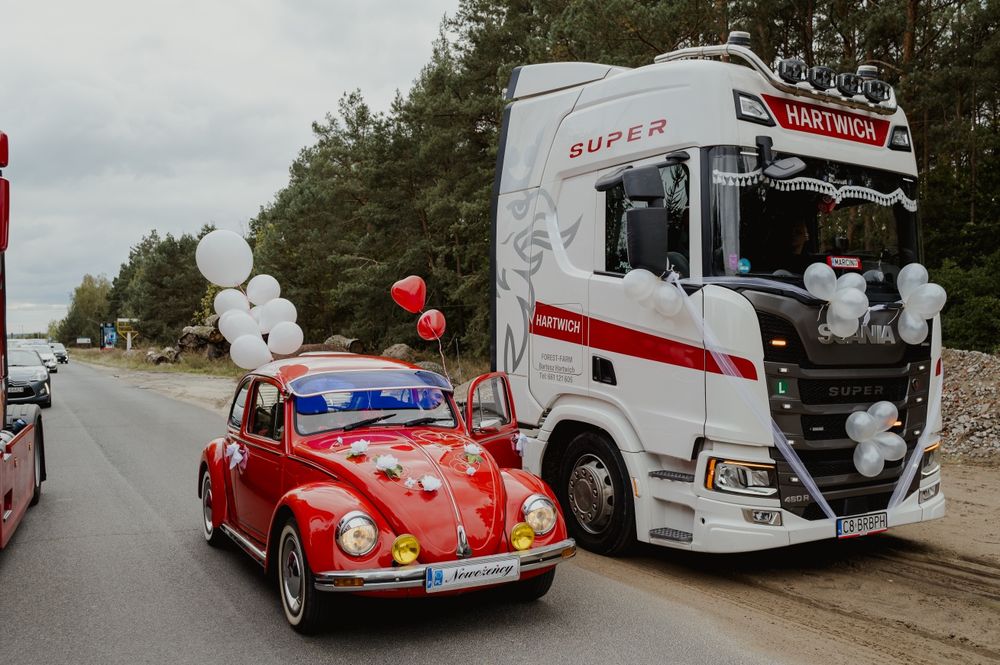 auto do ślubu event klasyk garbus