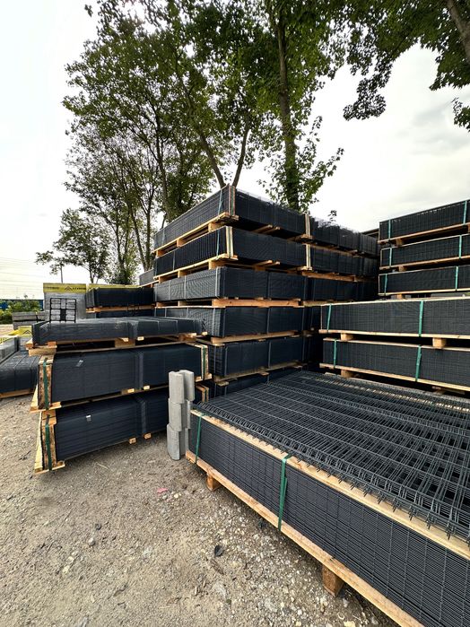 Ogrodzenie Panelowe 3D ogrodzenia Panele KOMPLET Transport