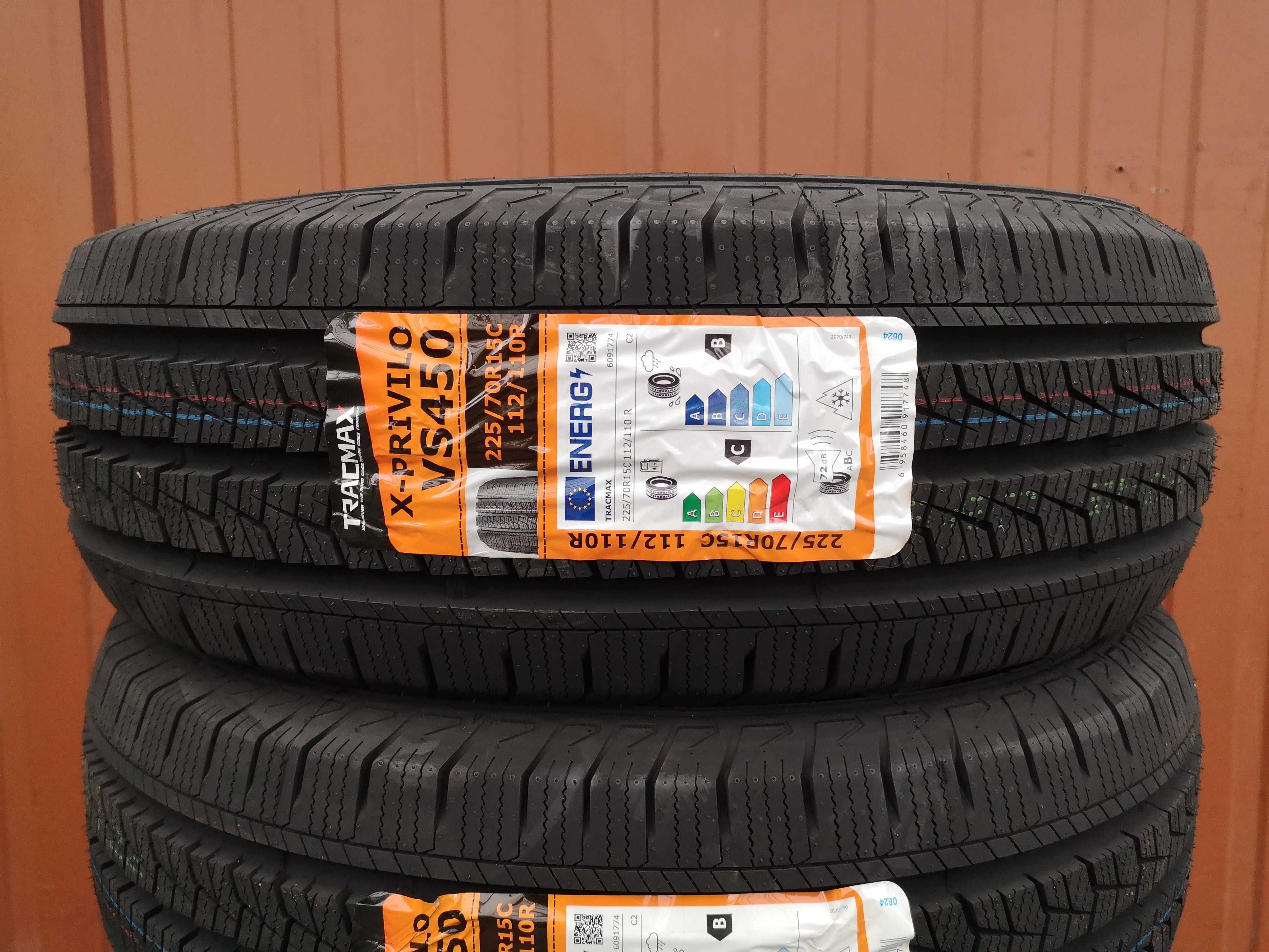 225/70 R15C 112/110 R - Tracmax X-Privilo VS450 (4 sztuki) NOWE