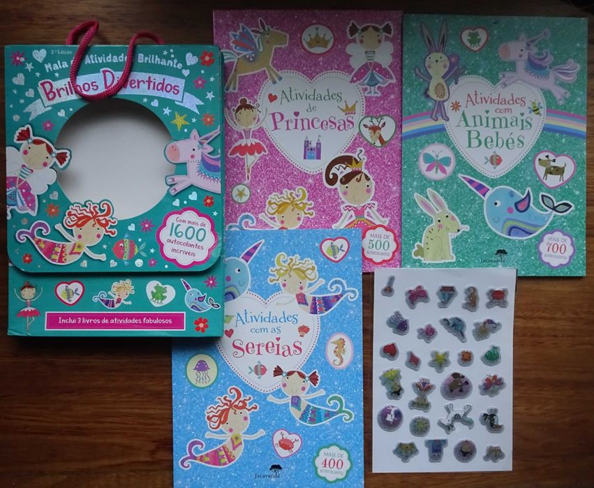 Brilhos Divertidos - Mala de Atividades Brilhante (Com 3 Livros)