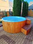 Duża balia 220cm od producenta piec masaż pokrywa jacuzzi basen niecka
