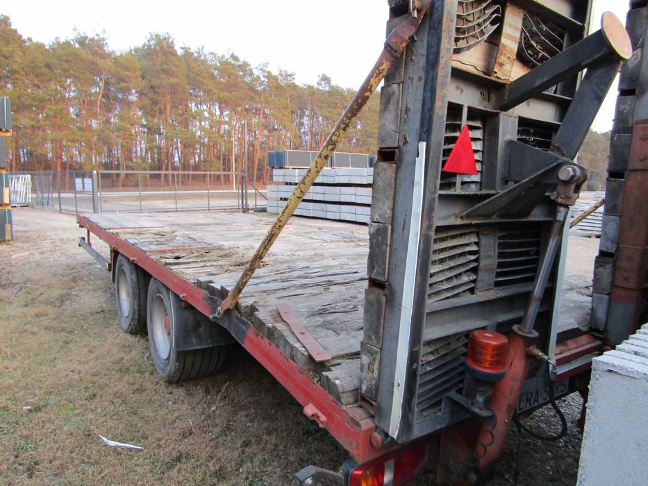 Przyczepa laweta tandem