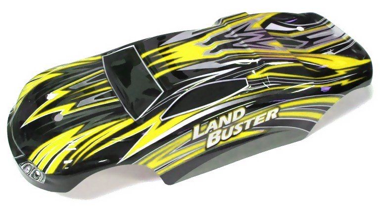 Karoseria do NQD Land Buster 4WD12 i 4WD12B - Żółta