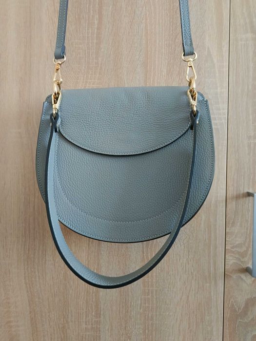 Torebka włoska szara Venezia Zara