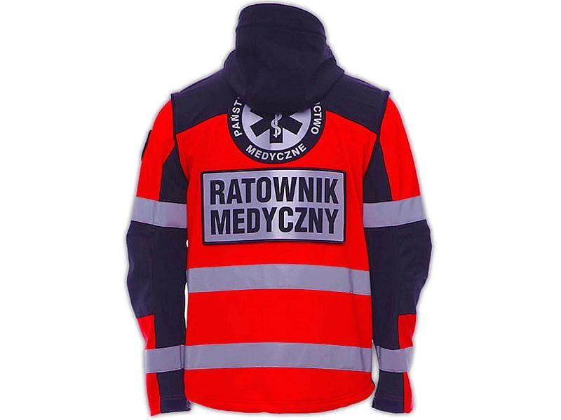 Emblemat funkcyjny odblaskowy na rzepie 31 x 15 cm NOWY