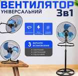 Вентилятор  ОПТ4 шт Підлоговий Метал 3в1 Alfarid Fan 18"