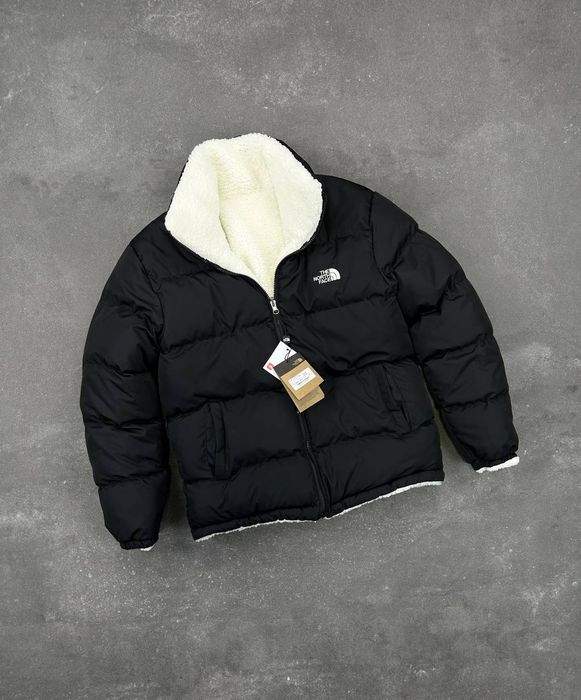 Чоловічий пуховик The north face  ДВУХСТОРОННЯ Куртка Nike