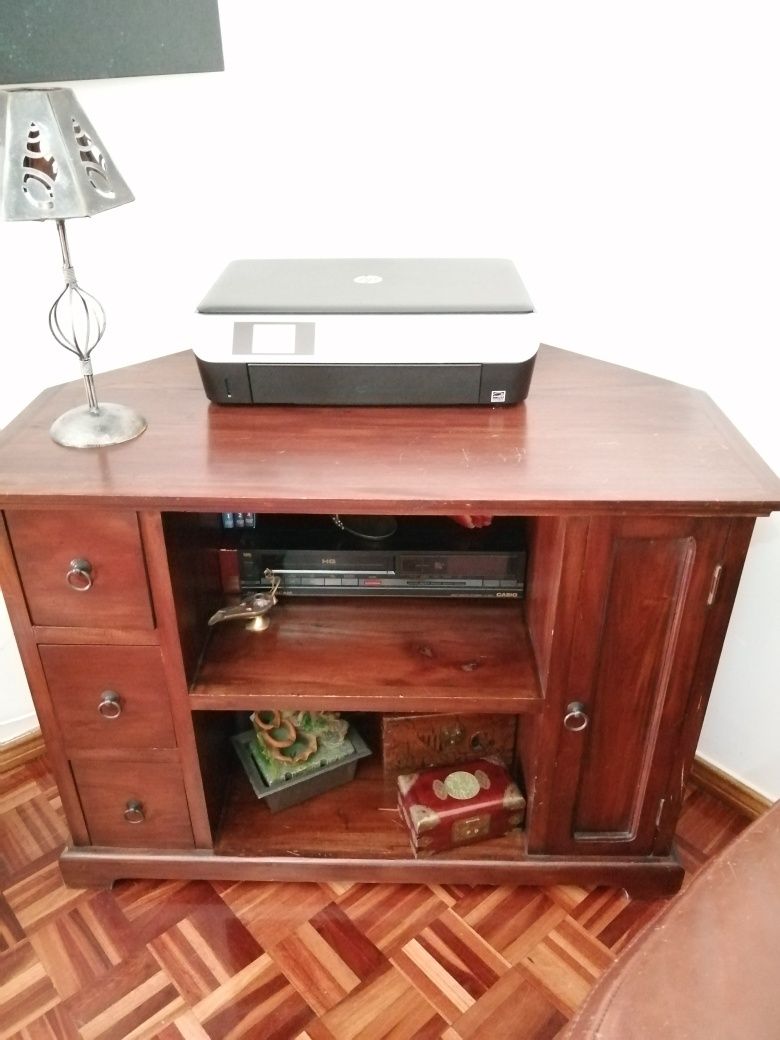 Consola de canto madeira macissa