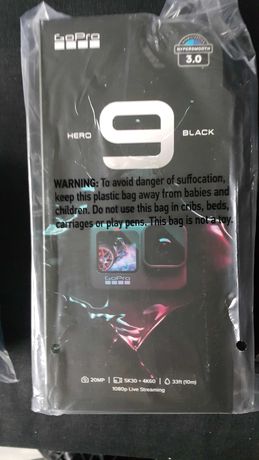 GoPro Hero Black 9 2x bateria, statyw, karta SD,  Gwarancja