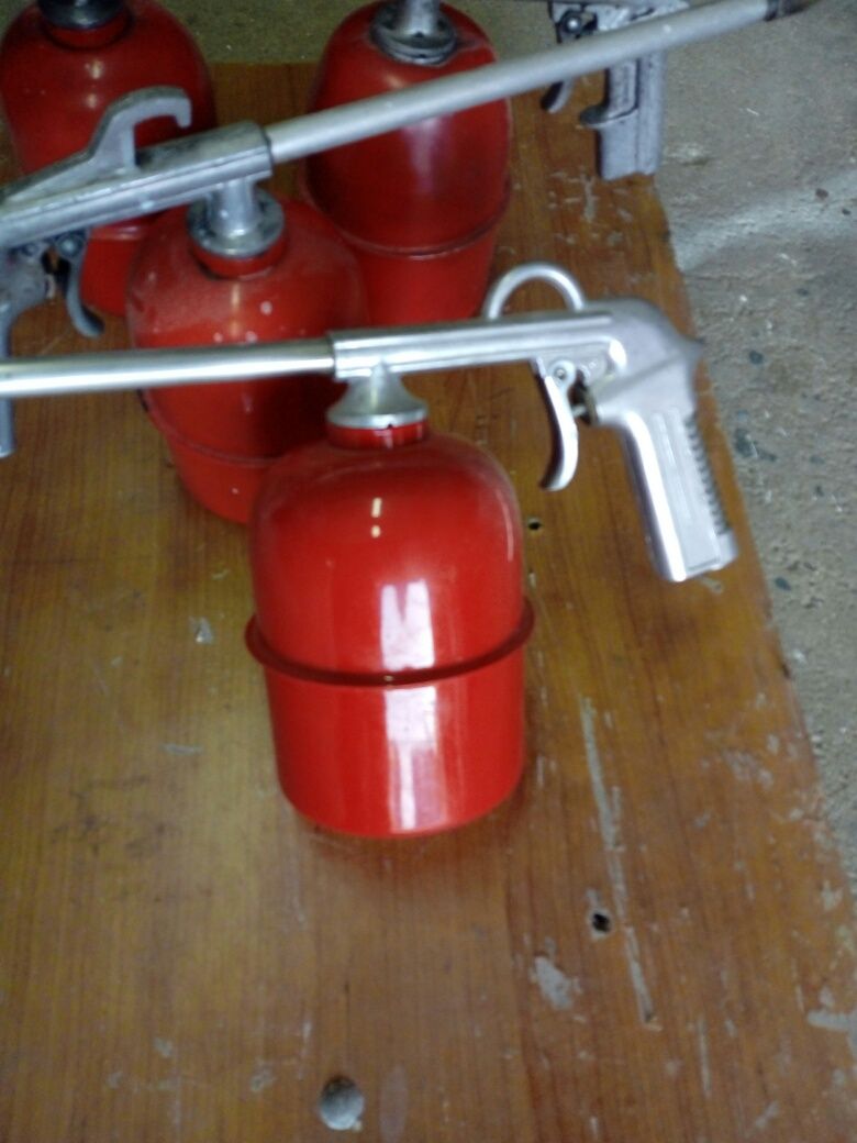 Lote de quatro pistolas de ar comprimido