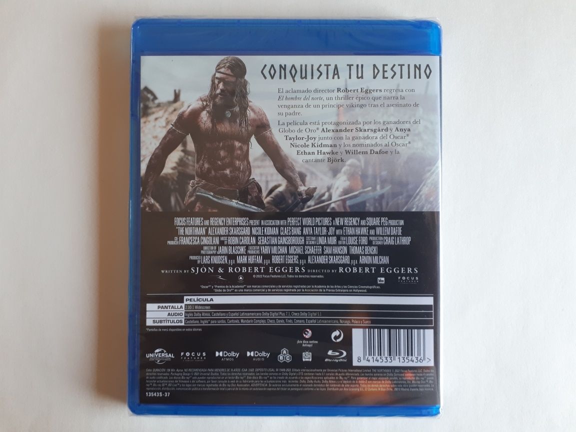 Blu-ray The Northman (Selado) El Hombre del Norte