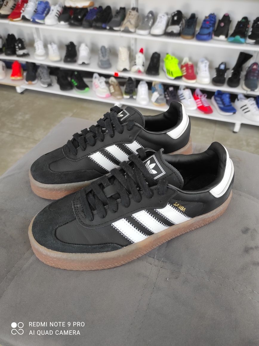 ОРИГІНАЛ 100% Кросівки Adidas Sambae Black JI1350 38