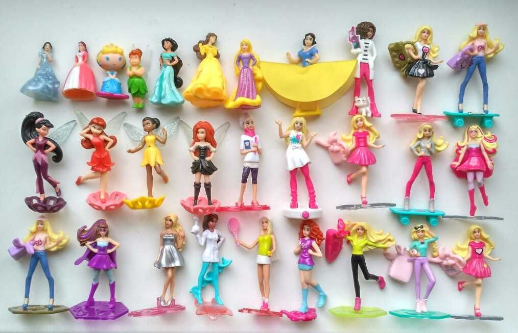 Фигурки принцесса Дисней барби фея barbie kinder игрушки киндер