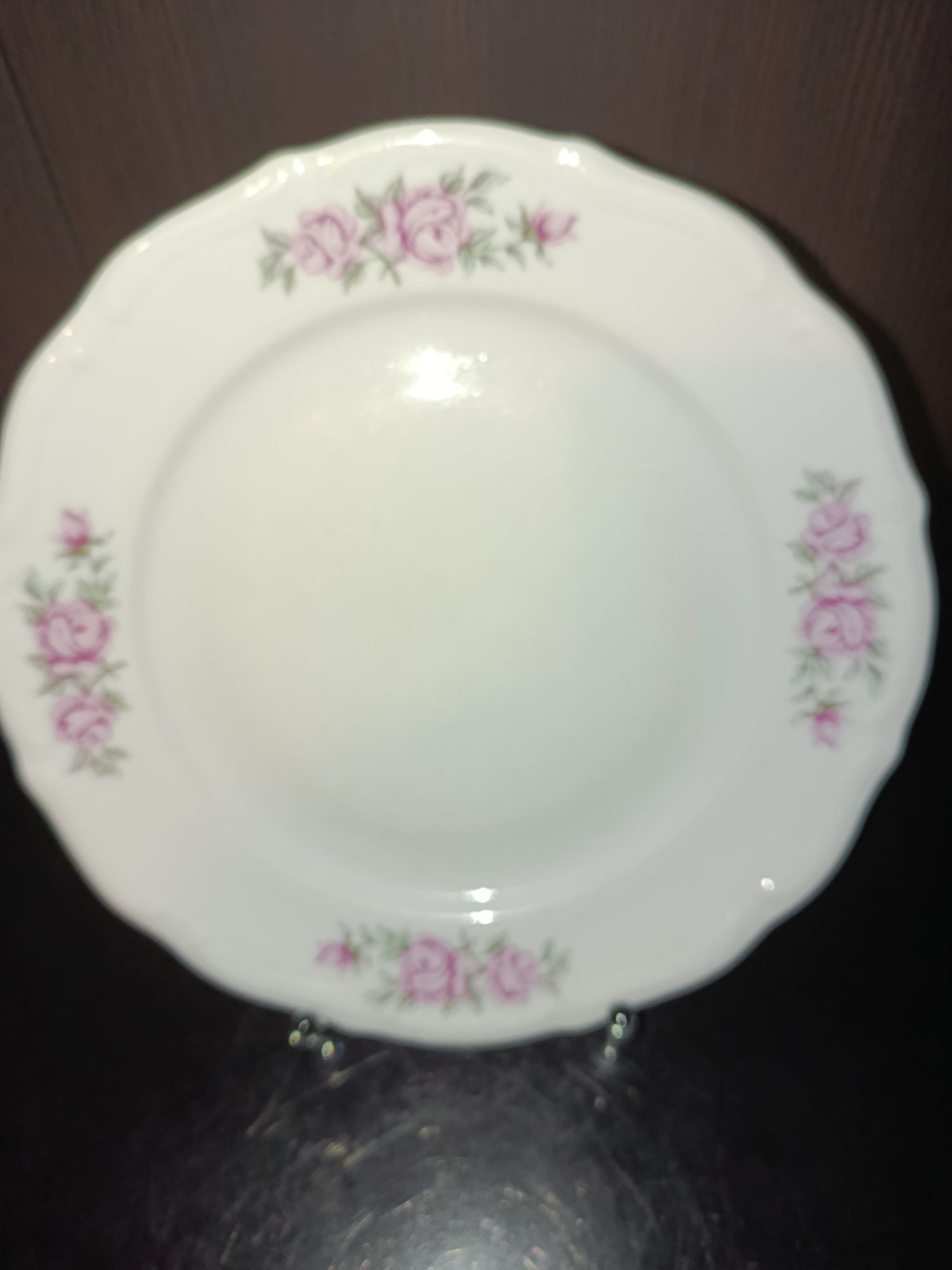 Śliczny stary talerz porcelana Wałbrzych