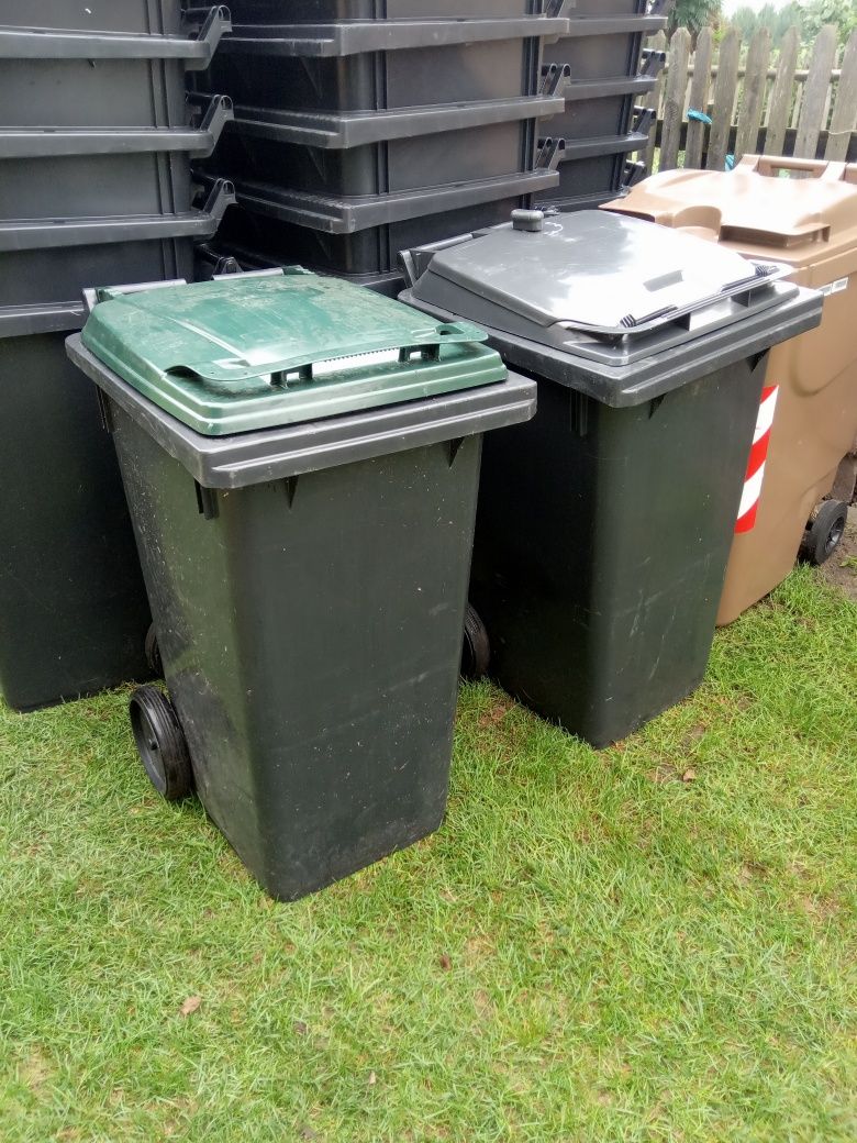 Kontener na odpady 240l kosz na śmieci pojemnik plastikowy