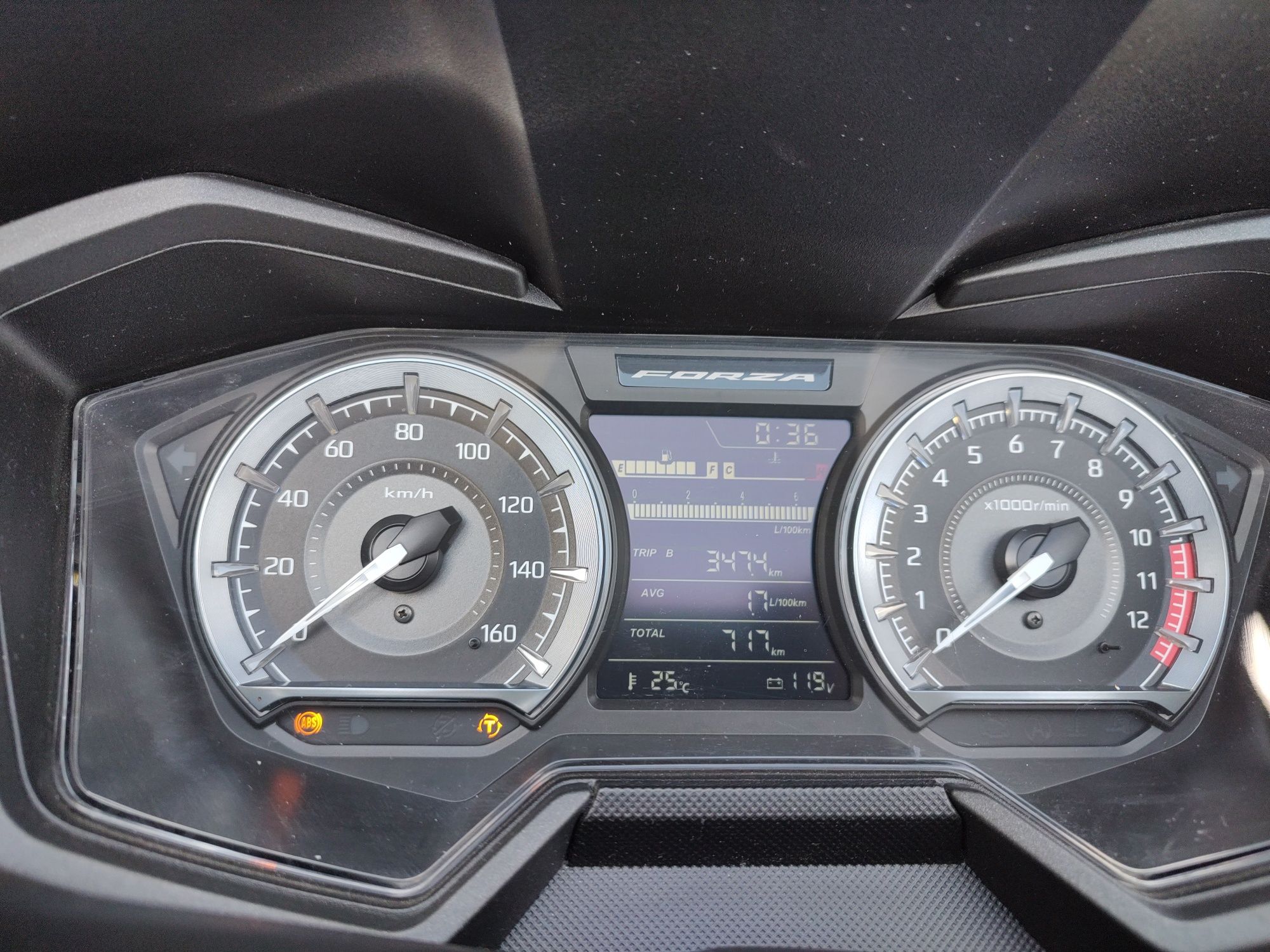 Sprzedam Honda Forza 125 przebieg 730km