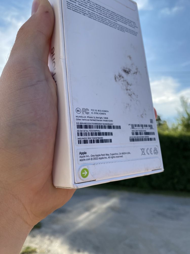 Apple IPhone 13 128 Gb White Neverlock New запакований