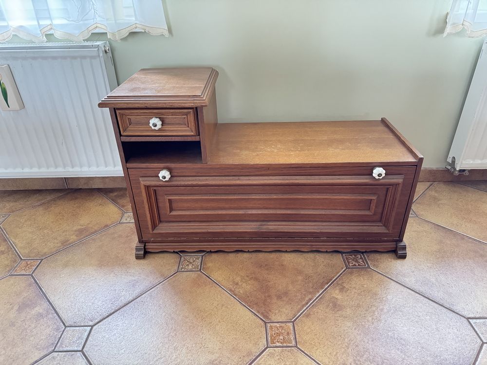 Szafka drewniana na buty z szufladą