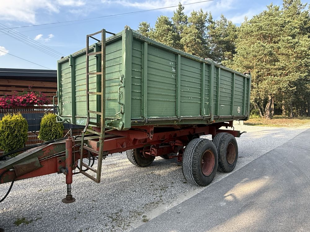 Przyczepa rolnicza wywyrotka 3 stronna tandem 11 ton