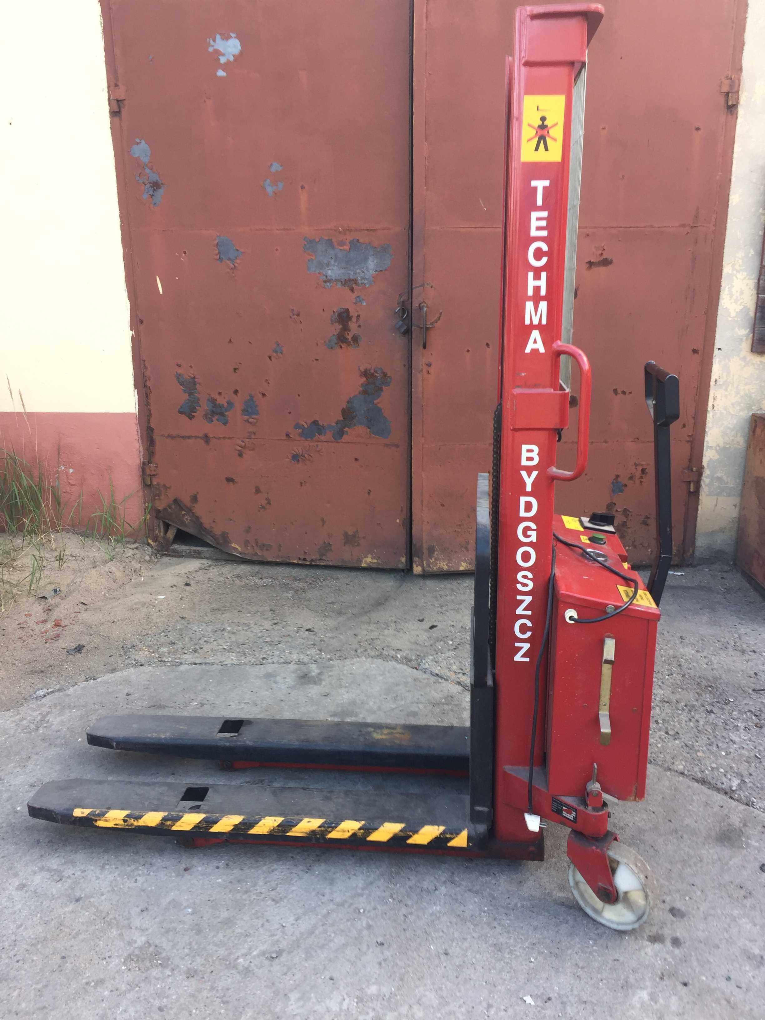 Wózek masztowy ręczny z elektrycznym napędem - udźwig 800kg