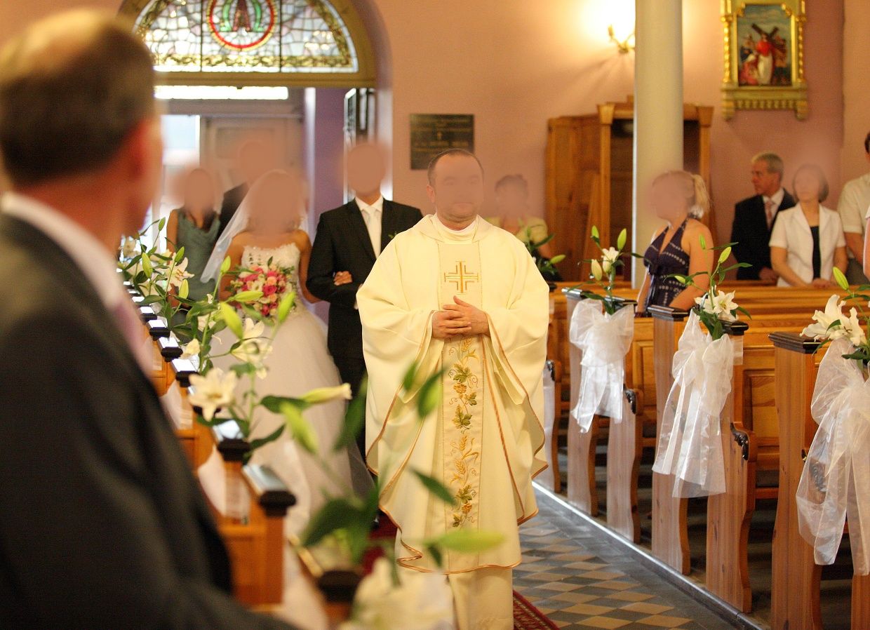 Ozdoby dekoracje ślubne na ślub do kościoła