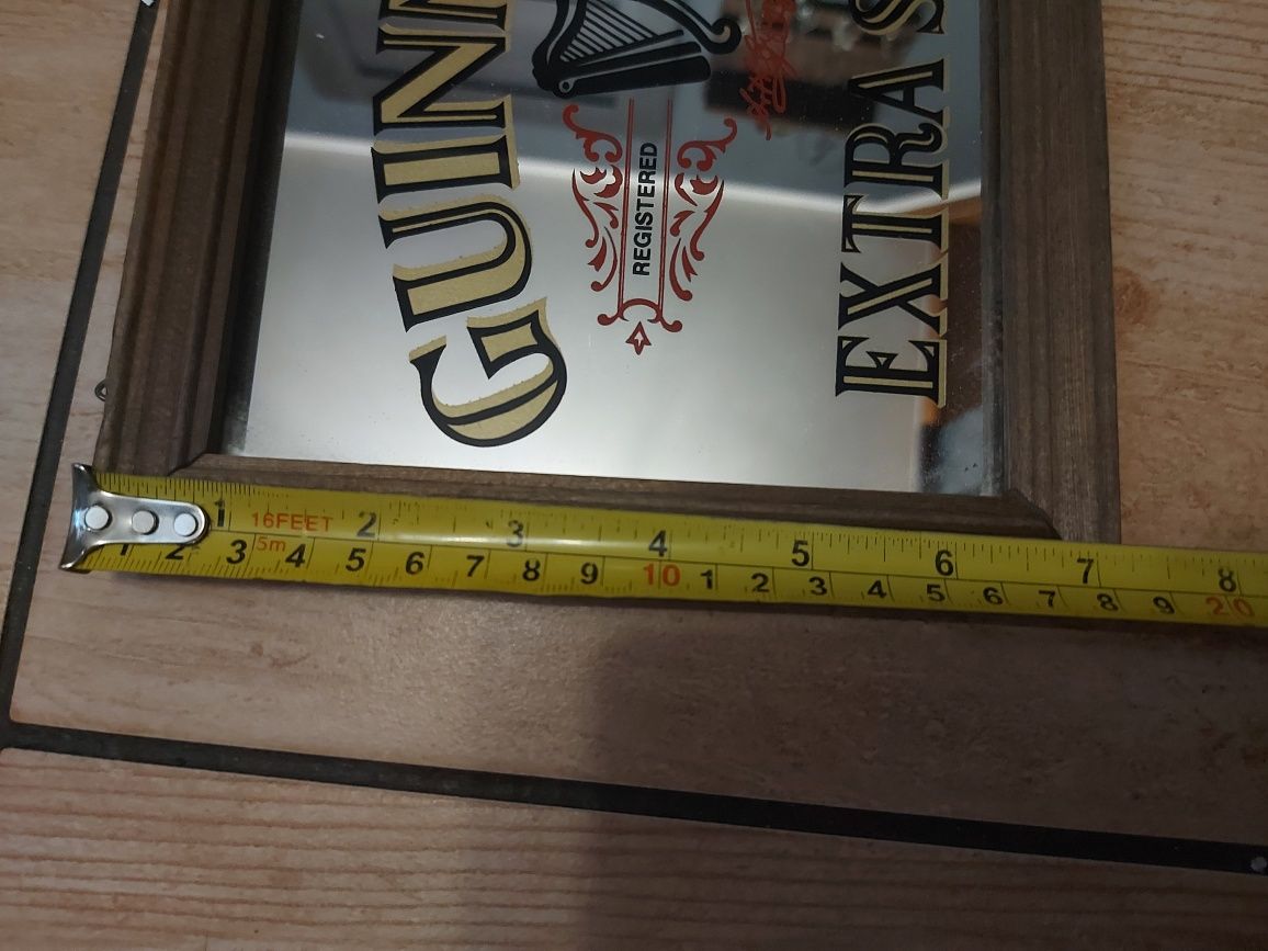 Guinness reklama szyld tablica tabliczka lustro