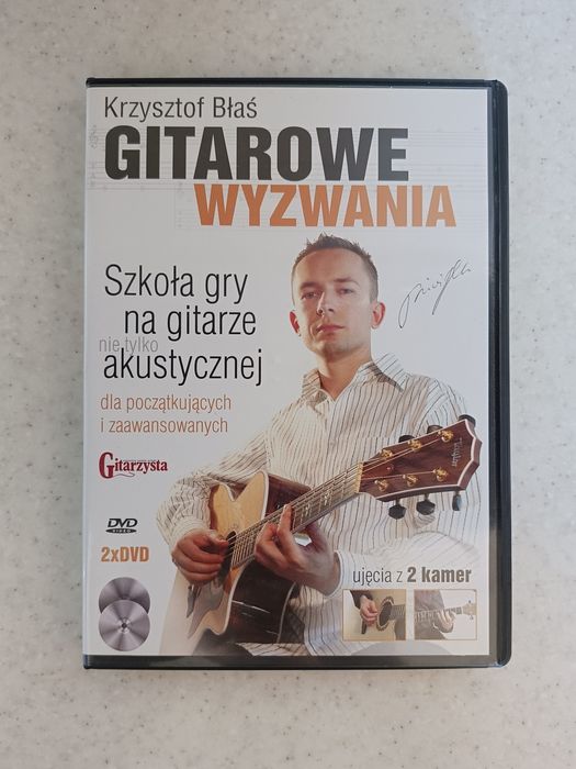 Gitarowe Wyzwania. Szkoła gry na gitarze nie tylko akustycznej 2xDVD