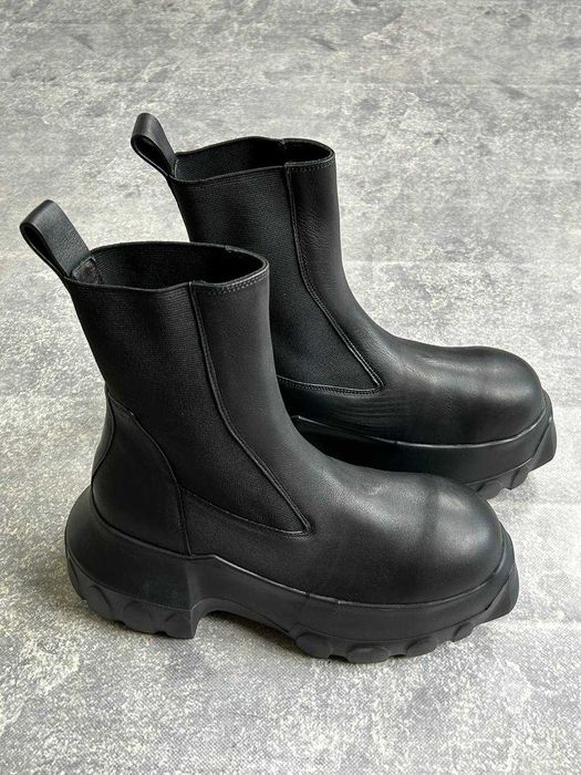 Rick Owens Tractor boots black черевики чоботи чорні ботинки черные