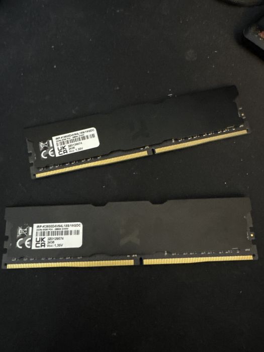 Irdm pro ddr4 2x8gb 3600mhz