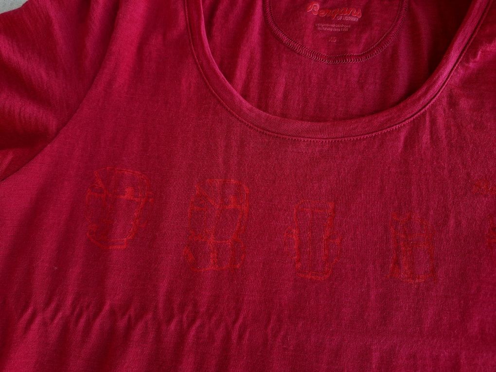 Koszulka t-shirt termiczny wełniany Bergans of Norway merino wool