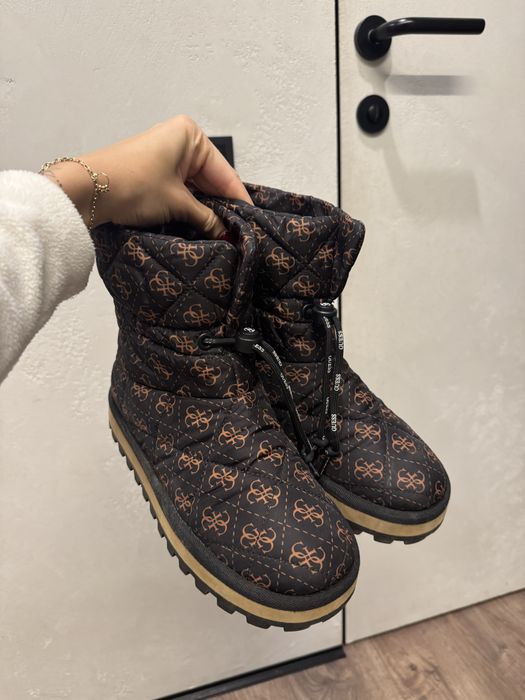 Чоботи guess, черевики guess оригінал, дутики, бренд