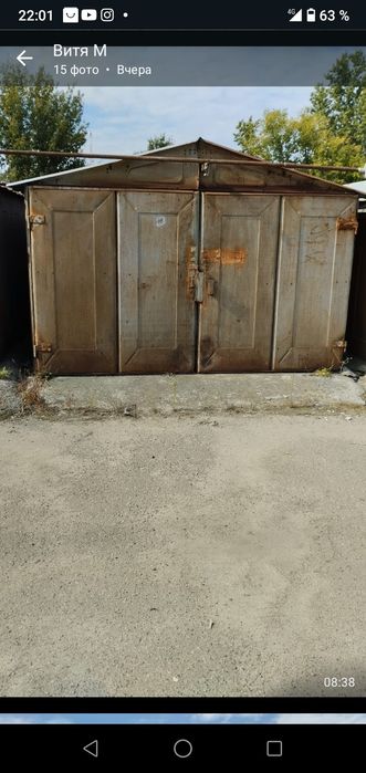 Продам металевий гараж місто Біла Церква