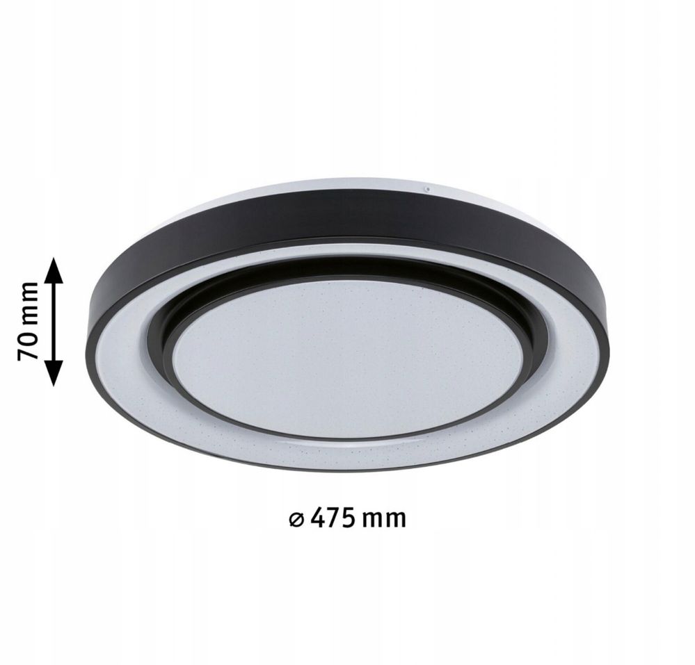 PAULMANN Lampa sufitowa LED Rainbow efekt tęczy RGBW 230V 38,5W