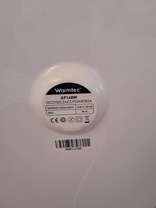 Oczyszczacz powietrza model AP168W