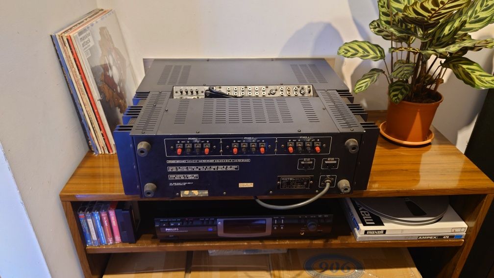 Rotel RX1603 amplituner stereo, monster receiver 33kg, vintage lata 70