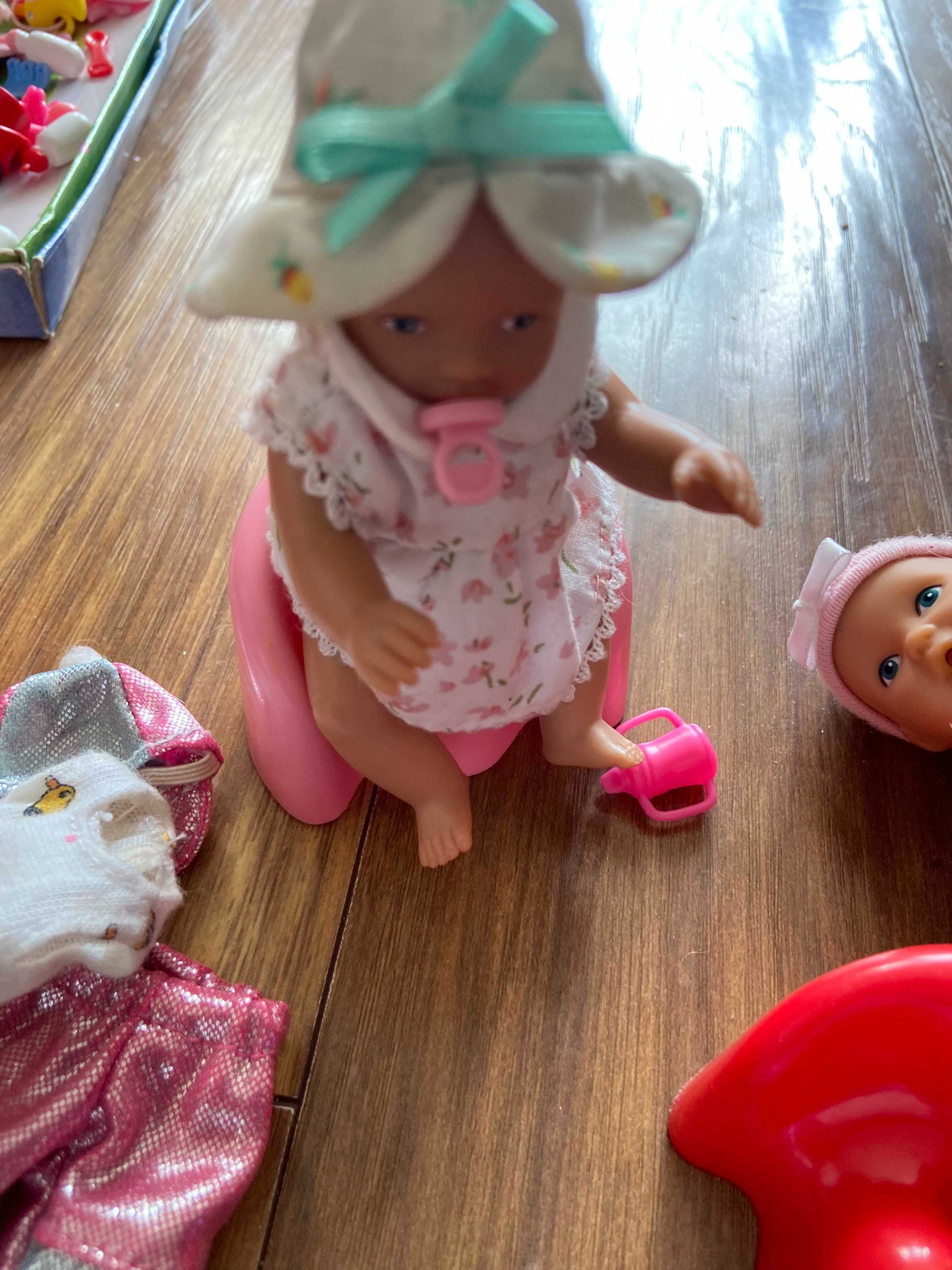 Babyborn zestaw mini laleczek z wyposażeniem domku