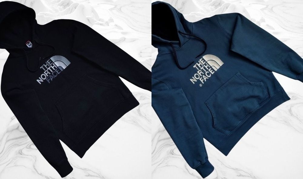 Худі The North Face big logo drew peak black і ocean navy (S та М)