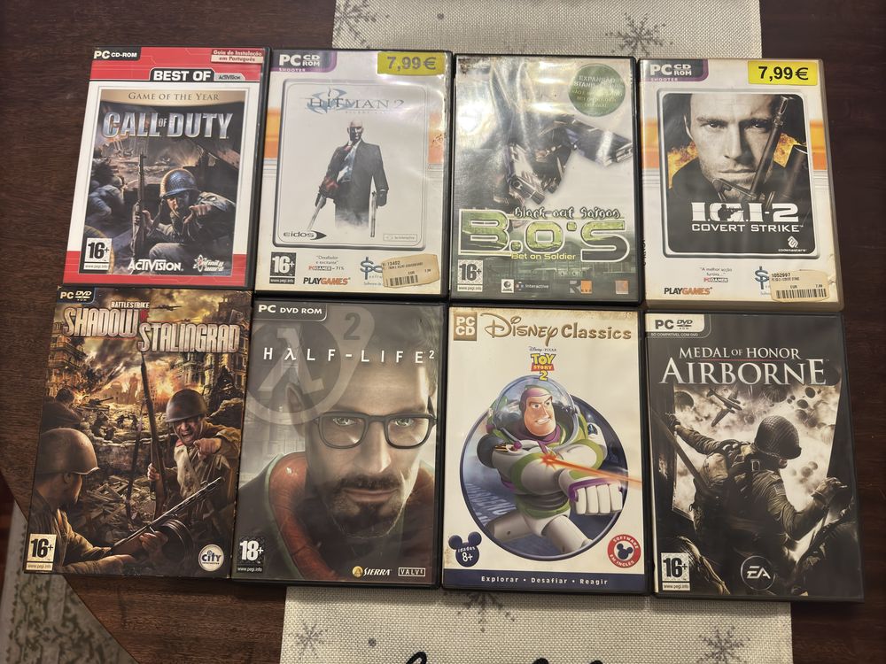 21 jogos PC - muito bom estado