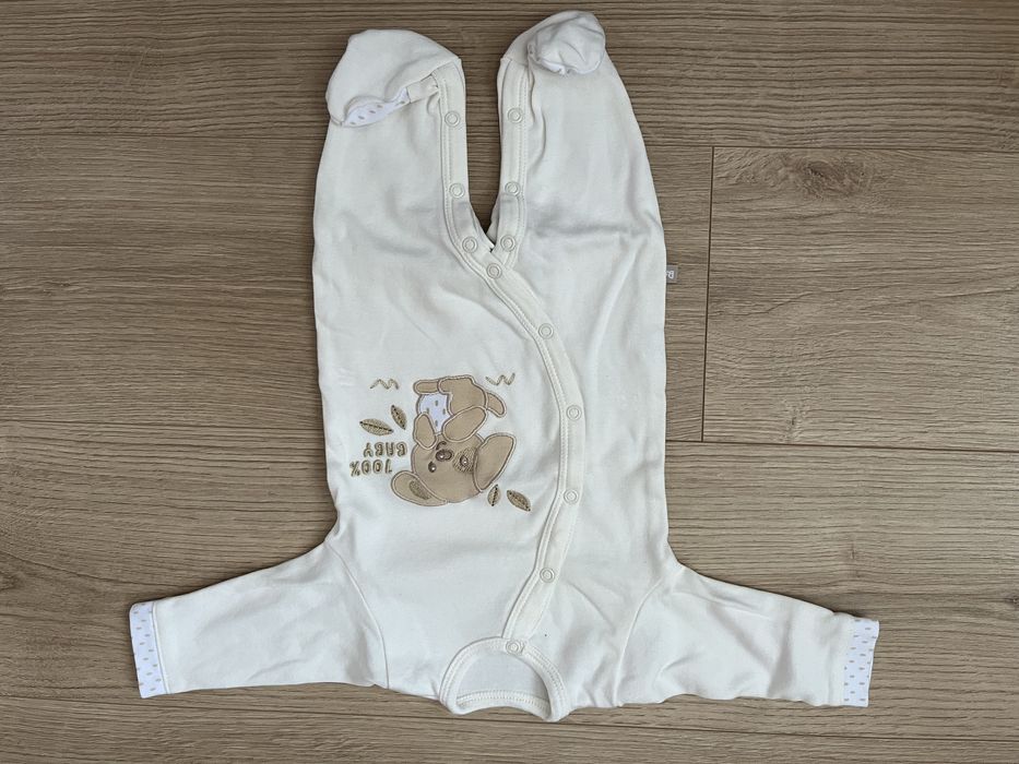 Pajacyk biały w rozmiarze 62