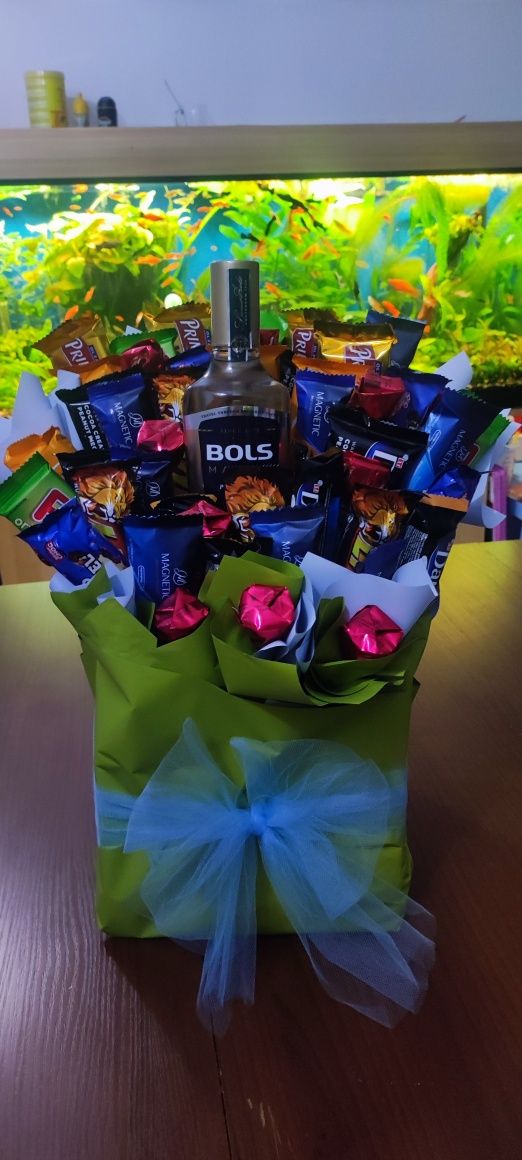 Flower box  ozdoby  walentynki urodziny