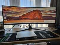 Монітор LCD 43" Asus XG43VQ 2XHDMI DP USB 3840×1200 Curved 120Гц 32:10