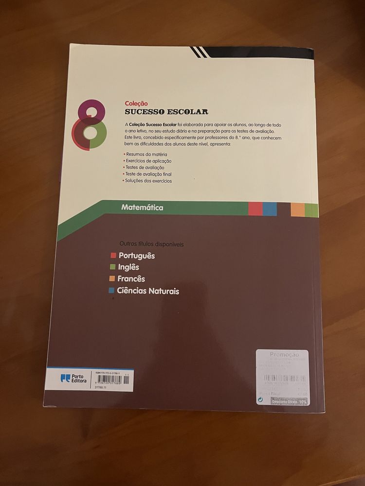Caderno de Exercicios de Matematica, 8 ano