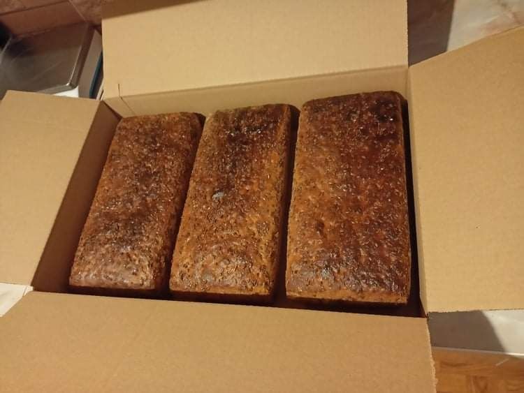 Chleb Żytni na Zakwasie 1,5 kg Paczka 3 sztuki