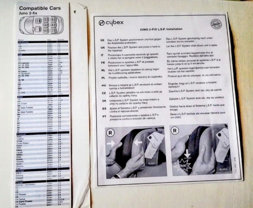 Cadeira Auto Cybex Juno 2- Fix