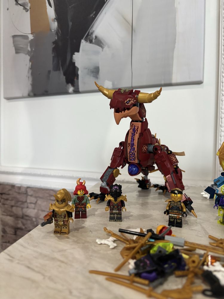 Lego ninjago 19 figurek smoki i mech