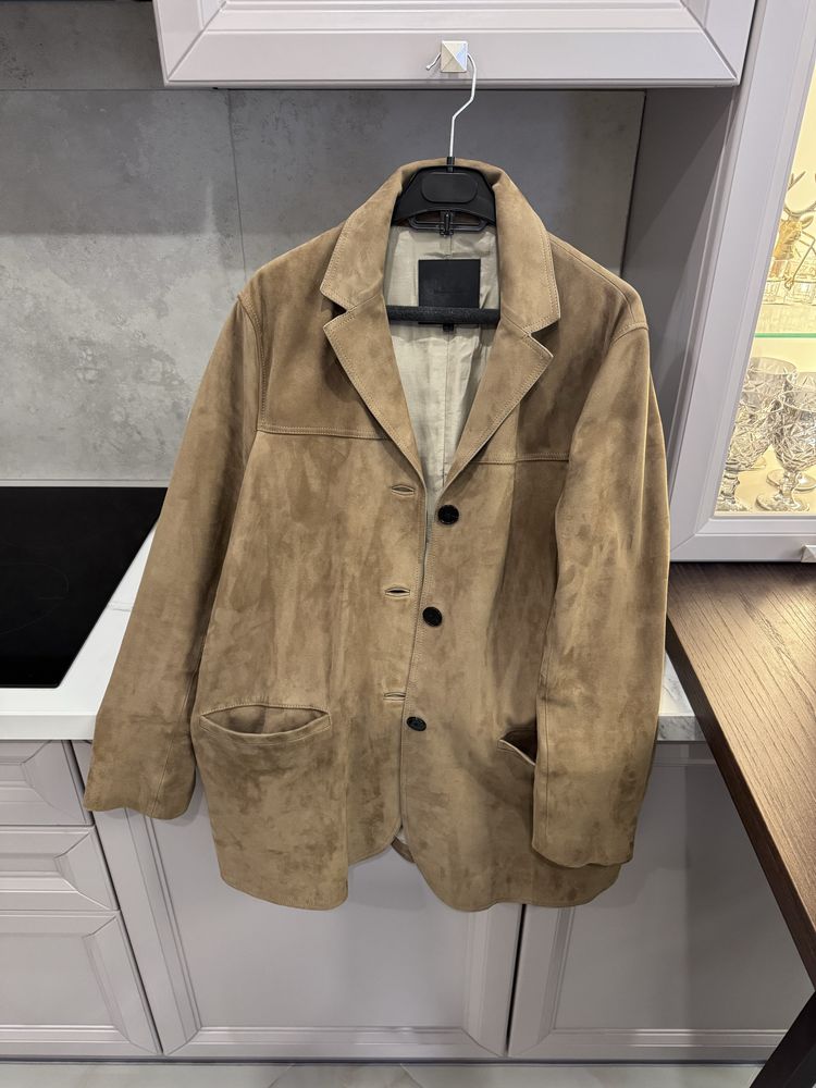 Жакет замшевий Massimo Dutti