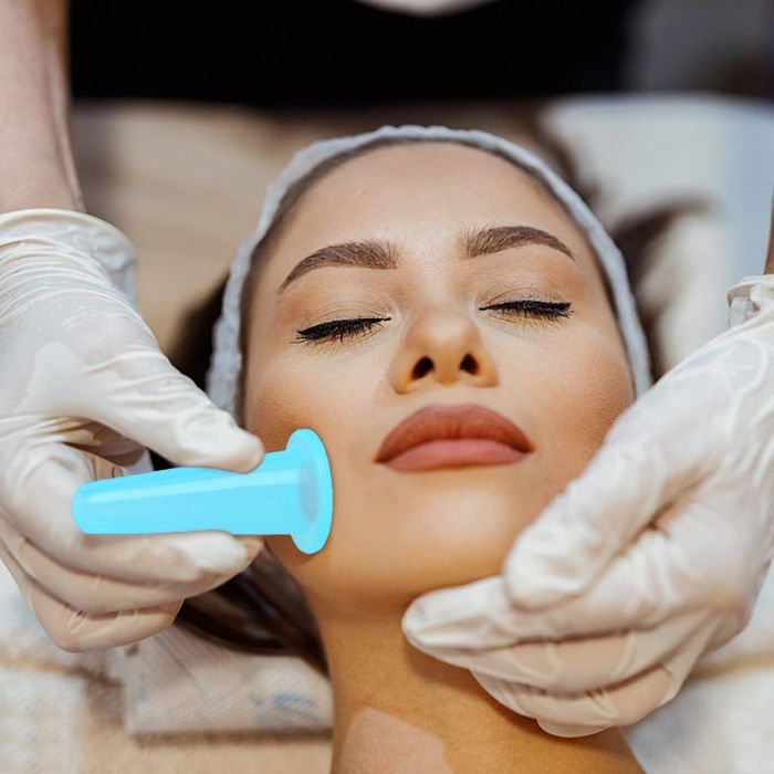 Bańki Chińskie Gumowe Próżniowe Silikonowe Do Masażu Twarzy Szyi