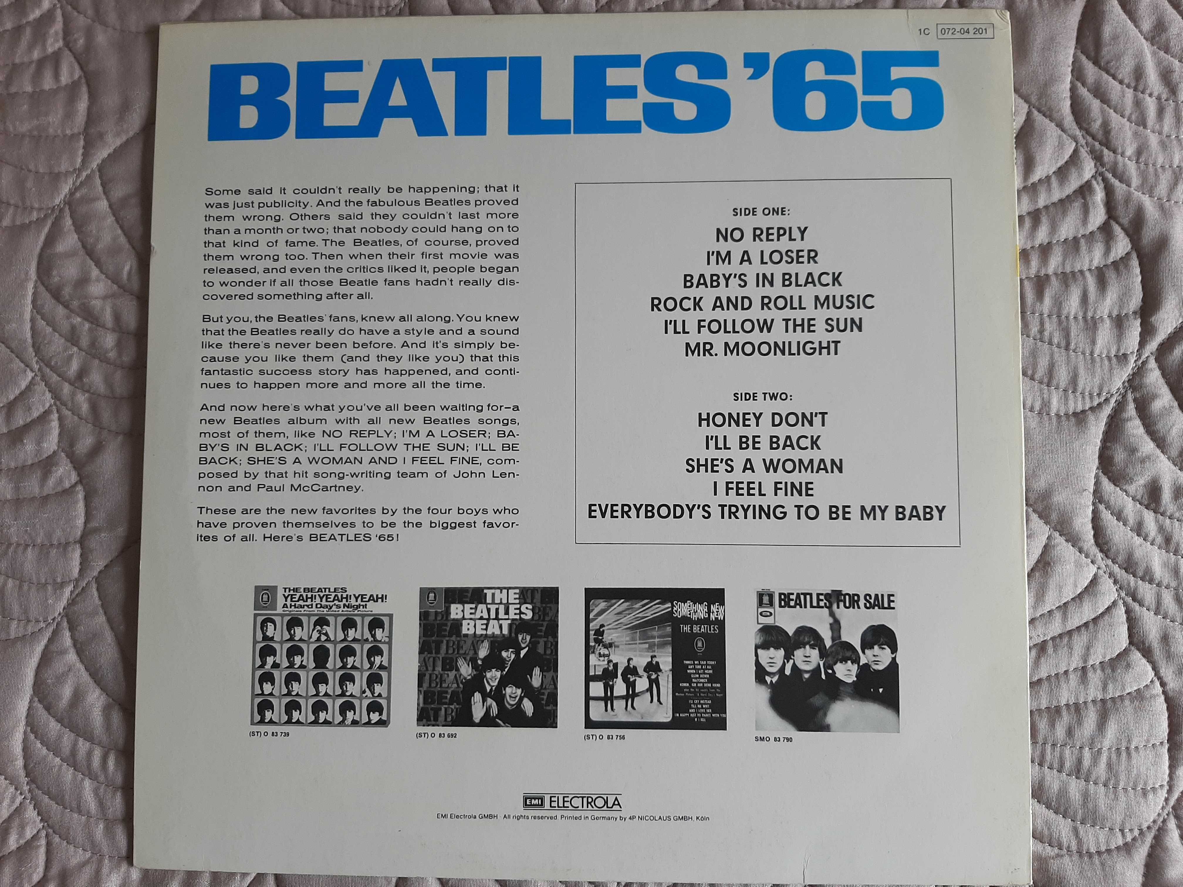 The Beatles – Beatles ´65 – Germany - Vinil LP